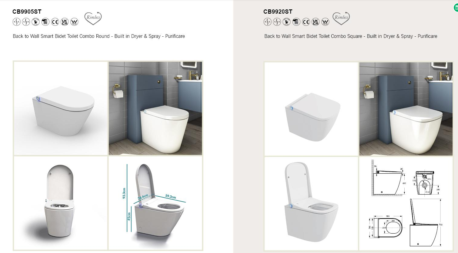 CB9905ST toilet